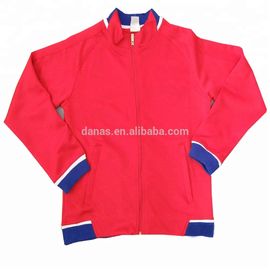 2019 New Model Red Football Jacket Soccer Club Jacket For Training
