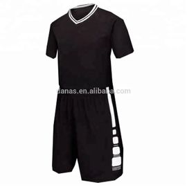Quick Dry Comfortable Fashion Basketball Jersey Uniform Black