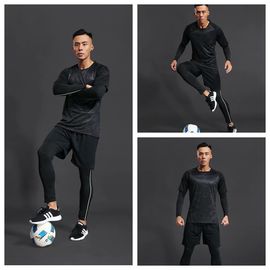 Professional New Men Kids  China Dragon Red/Black Sports Running Football Shirts Sets