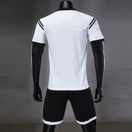 New Men Sport Running Survetement Print Football Jersey Set Short Sleeve Suit Soccer Training Jerseys Kits Sportswear Uniforms