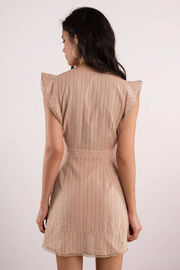 Boho Sexy Short Wrap Women Dress Beach