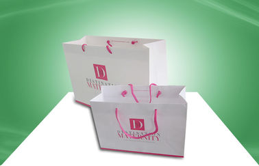 White Paper Shopping Bag Packaging Boxes With Offset Printing