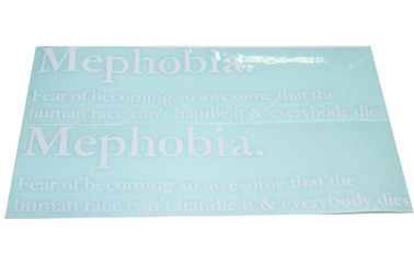fashion Durable Vinyl Car Sticker decal , PMS color printing
