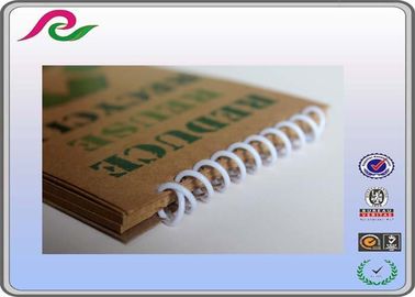 School student Bulk A5 spiral bound notebooks of Kraft paper cover