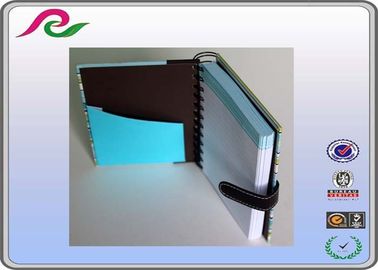 A5 hardcover Spiral Bound Notebooks / composition notebook with button