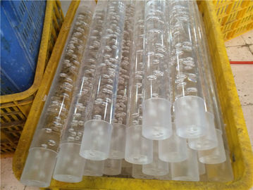 Frosted / Yellow PMMA Acrylic Rods And Tubes With Dia. 8mm - 600mm