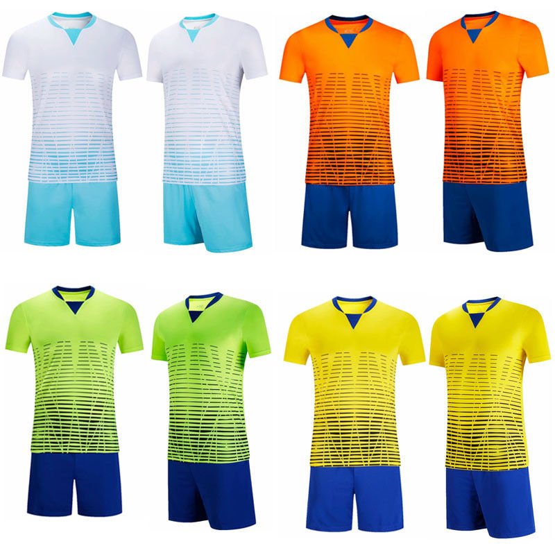 Newest Sublimation Design Thai Quality Custom Men's Cheap Soccer Jersey Set