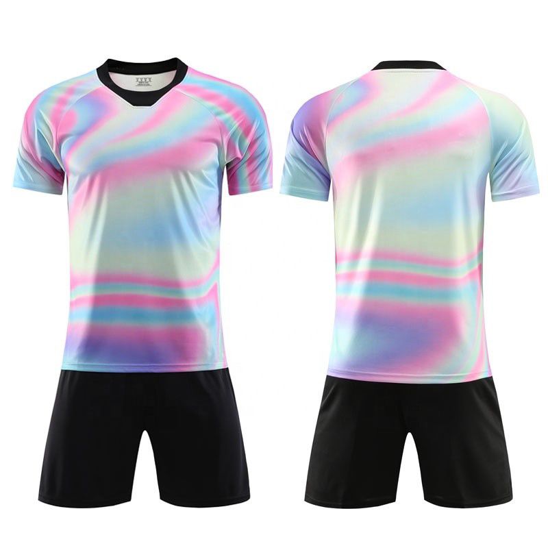 2019 Quicky Dry Polyester Football Jersey Shirt For Adults and Kids Soccer Uniform