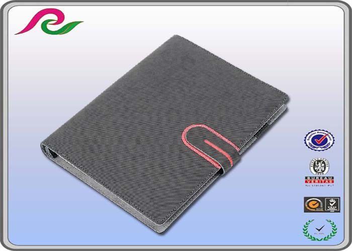 Business velcro colorful loose leaf notebooks of PU leather cover